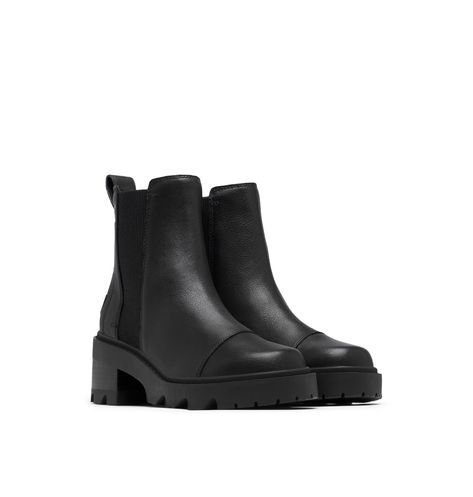 PRICES MAY VARY. Stylish & Secure Women's Chelsea Boot: This women's heeled Chelsea boot is perfect for styling a winter outfit so you can be warm, comfortable, and cute when you leave the house; the tread on the bottom keeps your feet stable when you walk on slushy sideways Fashionable & Stylish Winter Boots: These SOREL Chelsea boots have leather uppers for durability and style; the leather boots for women have a canvas and synthetic lining Joan Now Chelsea Boot: This SOREL boot for women has Black Boots Comfortable, Black Walking Boots, Comfortable Walking Boots, Black Sorel Boots Outfit, All Black Winter Outfits For Women, Winter Work Shoes For Women, Womens Boots 2024, Sorel Chelsea Boot Outfit, Women’s Winter Boots