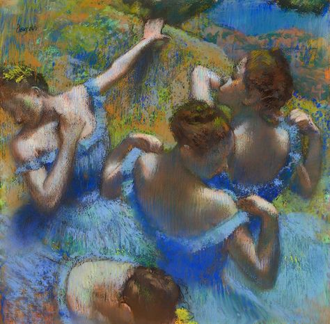 The Blue Dancers, Degas Art - Art_Collection_LP Degas Ballerina, Edgar Degas Art, Degas Dancers, James Abbott Mcneill Whistler, Degas Paintings, Thomas Gainsborough, Victor Vasarely, Mary Cassatt, Three Women