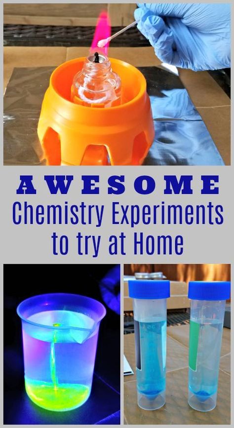 17 Chemistry Experiments for Kids & Teens - these are great for middle school and high school! FUN experiments that include chemical reactions, glow in the dark science, states of matter & more! #scienceforkids #scienceexperiments #experimentsforkids #middleschool #highschool #homeschooling Chemical Experiments High School, Elementary Chemistry Experiments, Easy Chemical Reaction Experiments, Cool Science Experiments For Middle School, Chemistry Experiments At Home, Chemistry Labs High School, Chemistry Experiments For Middle School, Easy Chemistry Experiments, Chemistry Projects High School