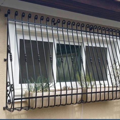 Box Grill Design For Windows, Box Grill Design For Balcony, Burglar Bars Window Ideas Modern, Window Grill Ideas, Grill Window, Interior Design Kitchen Contemporary, Home Window Grill Design, Window Inspiration, Popular Kitchen Designs