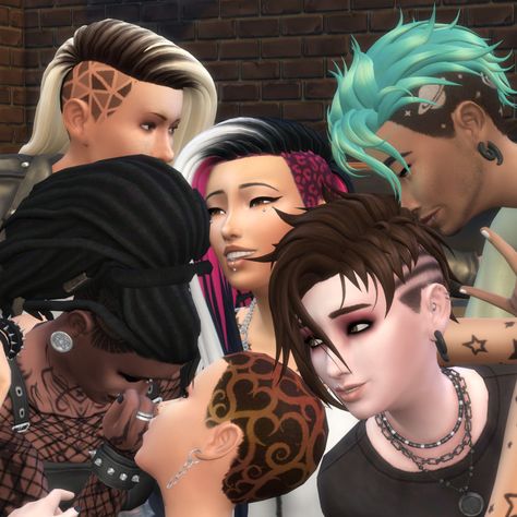 Sims 4 Cc Mohawk Mullet, Sims 4 Werewolf Hair Cc, Sims 4 Cc Side Shaved Hair, Sims Face Tattoo, Sims 4 Cc Hair Side Shave, Sims 4 Baldurs Gate Cc, Sims 4 Black And White Hair, Sims 4 Jester Cc, Sims 4 Shaved Hair