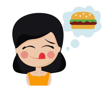 Hungry Girl Daydreaming Hungry Cartoon, Hungry Girl, Blue Screen, Cartoon Faces, Face Expressions, Cartoon Images, Intermittent Fasting, Girl Drawing, Face Drawing