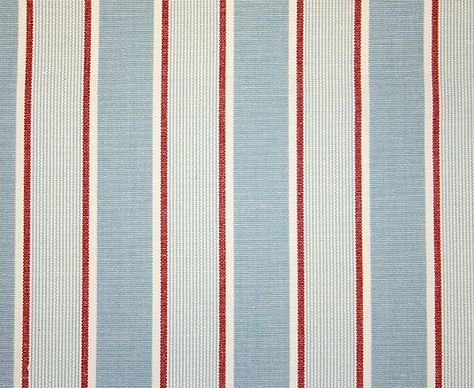 Blue Striped Curtains, Striped Room, Striped Curtains, Blue Curtains, Red Curtains, Stripe Fabric, Big Boy Room, Curtain Patterns, Red Sky