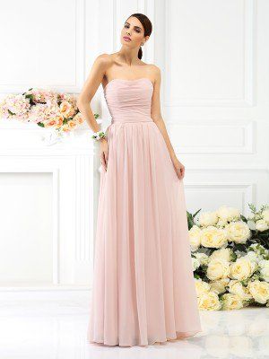 Bridesmaid Dresses with Full Colors Collection, 2018 Cheap Bridesmaid Dresses Online Sale - Hebeos Online Shefong Dress, Made Of Honor Dress, Blush Pink Bridesmaids, Blush Pink Bridesmaid Dresses, Robes D'occasion, Pink Strapless Dress, Bridesmaid Dresses Strapless, Blush Bridesmaid Dresses, Bridesmaid Dresses Long Chiffon