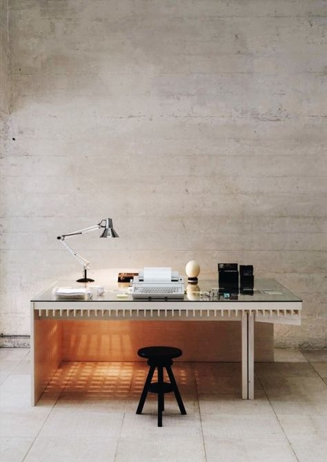 Nordic Desk, Modernist House, Timeless Interiors, August 20, Steel Furniture, Desk Design, Interior Design Inspiration, Interior Spaces, Office Design