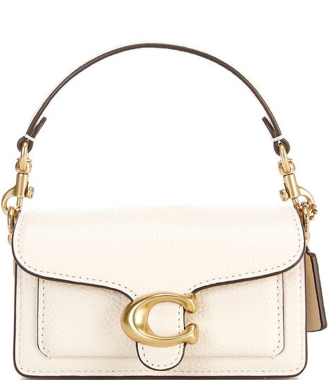 COACH Tabby 12 Crossbody Bag | Dillard's Summer Bag Essentials, Coach Tabby, Handbag Essentials, Polished Pebble, Girly Bags, Bags Aesthetic, Coach Shoulder Bag, Pretty Bags, Trending Handbag