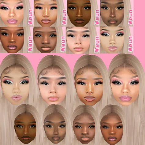 Mesh Head Imvu, Imvu Mesh Head Reference, Imvu Mesh Head Ideas, Imvu Heads Names, Imvu Heads, Imvu Outfits, Imvu Outfits Ideas Cute, Sims 1, Outfits Ideas