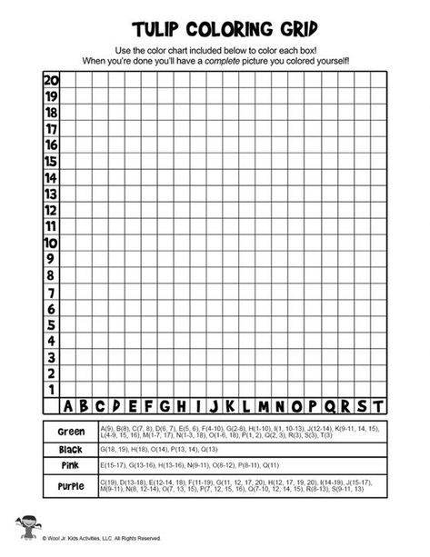 Spring and Easter Mystery Pictures Grid Coloring Pages | Woo! Jr. Kids Activities Fifth Grade Coloring Pages, 4th Grade Activities Fun, Grade 6 Activities, Pixel Coloring Pages, Mystery Grid Drawing, Grid Coloring Pages, Grid Coloring, Substitute Teacher Resources, Activity Pages For Kids