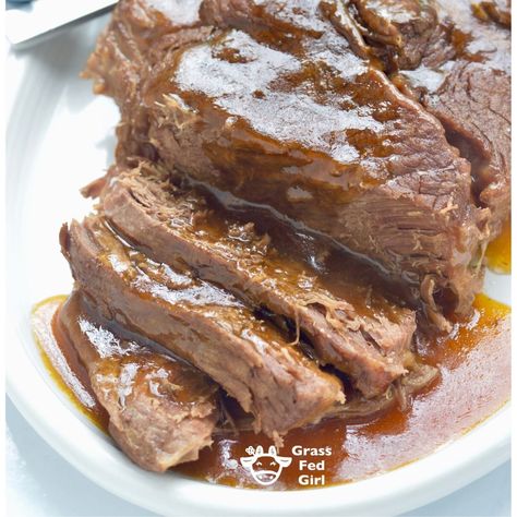 An easy Carnivore Diet Pot Roast Recipe that is truly carnivore. Easy Carnivore Diet Pot Roast recipe for yourself or your family. No vegetables needed! Roast Gravy Recipe, Caveman Diet Recipes, Chuck Roast Recipes, Pot Roast Recipe, Meat Diet, Paleo Beef, Carnivore Diet, Roast Recipe, Pot Roast Recipes