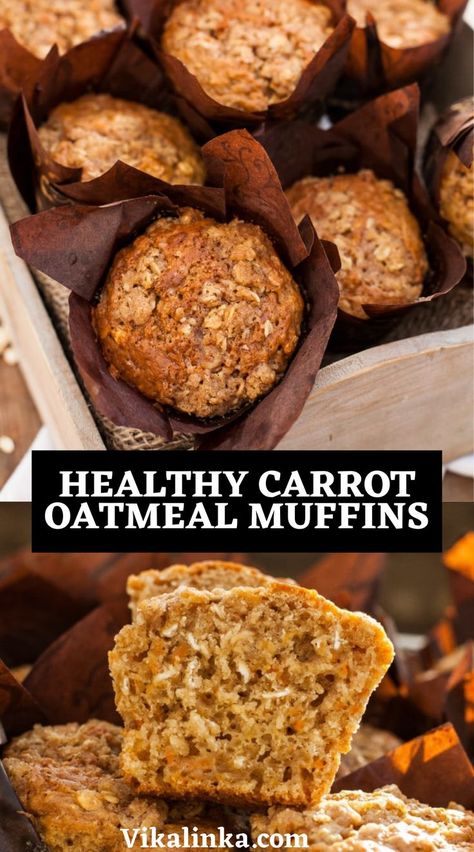 Carrot Oatmeal Muffins, Carrot Recipes Dessert, Carrot Oatmeal, Healthy Carrot Muffins, Carrot Muffin Recipe, Oatmeal Muffins Healthy, Carrot Muffins, Oatmeal Muffins, Quit Drinking