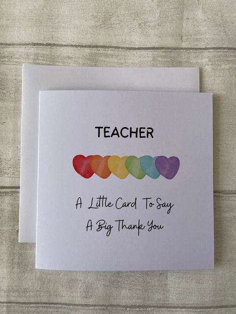 Cards For Teachers Appreciation, Farewell Greeting Cards, Farewell Greetings, Happy Teachers Day Wishes, Greeting Cards For Teachers, Card For Teacher, Teacher Rainbow, Teachers Day Card, Farewell Cards