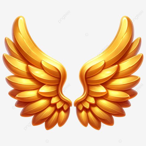 wings golden cartoon three dimensional wing decorate angel wings png Wing Png, Png Angel, Cartoon Angel, Wings Clipart, Angel Wings Png, Wings Game, Wings Icon, Wings Png, Corporate Awards