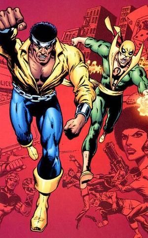 10 Things We Want To See in the Marvel-Netflix DEFENDERS Series | Newsarama.com Rough Drawing, Heroes For Hire, Marvel Knights, Marvel Netflix, Retro Comic Book, Power Man, Luke Cage, The Falcon, Marvel Comic Universe