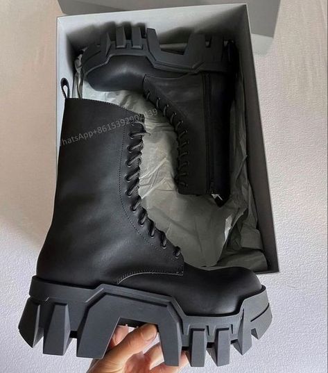 none Techwear Shoes, Black Sneakers Outfit, Armor Boots, Balenciaga Boots, Army Boots, Leather Loafer Shoes, Black Leather Loafers, Aesthetic Shoes, Swag Shoes