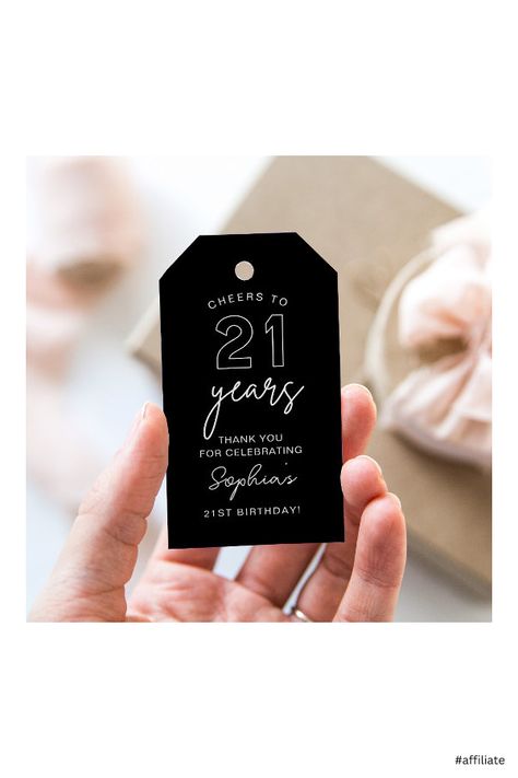 21st Birthday Favors, 21st Birthday Party Favors, 21st Birthday Party, Party Favors For Adults, Birthday Tags, Birthday Party 21, Birthday Favors, Birthday Party Favors, 21st Birthday