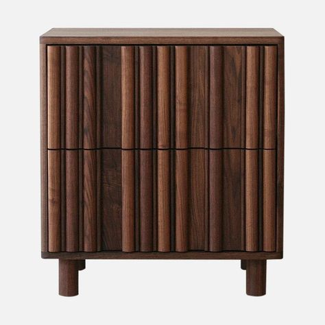 The Expert - Baldwin Nightstand - Walnut Nightstand Walnut, Disc Interiors, Wood Details, Walnut Nightstand, Wood Detail, The Expert, Casegoods, Wood Construction, White Oak