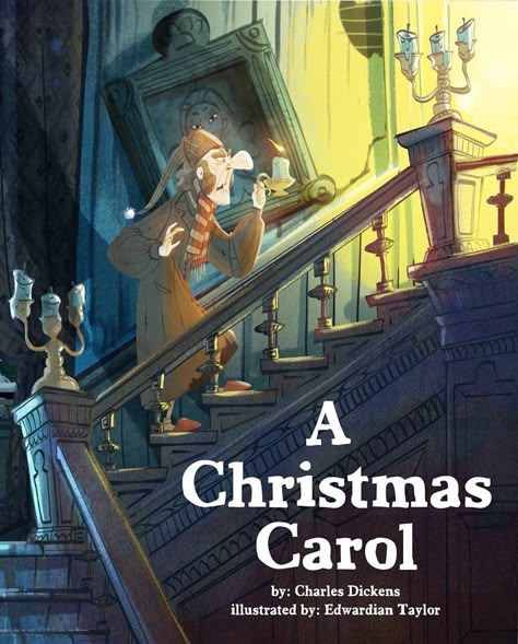 For this years Holiday Campaign with my agency The Bright Group, they asked a few of us to come up with an illustration or book cover design for the classic Christmas ghost story Charles Dickens&#8… Christmas Carol Book, Jacob Marley, Top 100 Books, Childrens Book Cover, Train Illustration, Christmas Ghost, Book Cover Design Inspiration, Holiday Campaign, 100 Books To Read