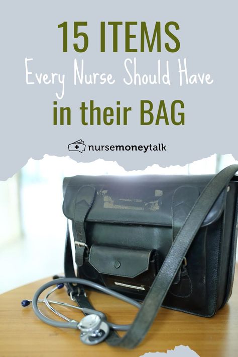 New Nurse Bag, What To Put In Nursing Work Bag, Nurses Bag For Work, Medical Assistant Work Bag, Work Locker Organization Nurse, Accessories For Nurses, Nurse Supplies Accessories, What’s In My Nurse Bag, Home Health Nurse Must Haves