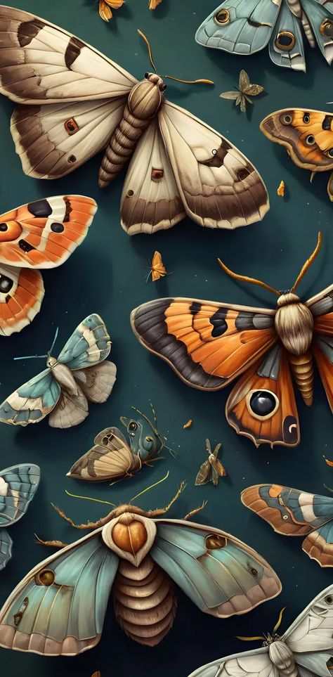 Moth Wallpaper Iphone, Moth Wallpaper, Dragonfly Painting, Background Patterns, Pattern Wallpaper, Wallpaper Iphone, Moth, Insects, Iphone Wallpaper