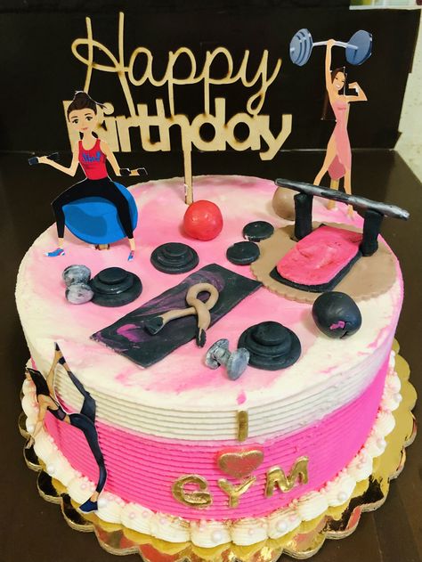 #fitness #cake #vainilla #pastel #ejercicio #vanilla #buttercream #fondant Fitness Cake, Buttercream Fondant, Vanilla Buttercream, Zumba, Butter Cream, Fondant, Vanilla, Birthday Cake, Pastel