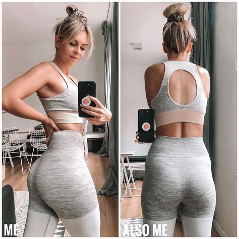 Elise ✰ Fitness on Instagram: “ENJOY MY SQUARE BUTT 👌 Left is the ideal body type right? Small waist big bum. I get tons of complements when I post pics like this. “That…” Big Bum, Body Fat Percentage, Exercise Inspiration, Girlfriend Pictures, Yoga Motivation, Female Fitness, Ideal Body, Fitness Inspiration Body, Motivation Workout