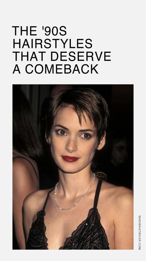 Wynona Rider Hairstyles, 1990s Short Hairstyles, 90s Supermodel Short Hair, Wyona Rider 90s Hair, 1990s Bob Haircut, 90shair Styles, 90s Winona Ryder Hair, Short Hairstyle Women 90s, 90s Hairstyles Short Grunge