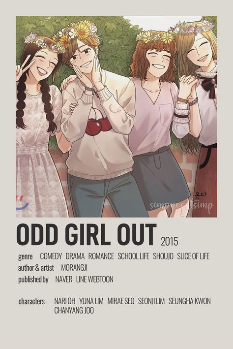 Manhwa Poster, Odd Girl Out, Japanese Animated Movies, Gender Inequality, Anime Titles, Anime Recommendations, Anime Poster, Manga List, Brutally Honest