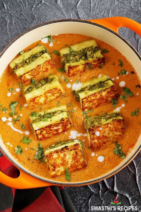 Pasanda Recipe, Paneer Pasanda, Indian Paneer Recipes, Butter Masala Recipe, Indian Dinner Recipes, Butter Masala, Paneer Dishes, Sabzi Recipe, Vegetarian Snacks Recipes