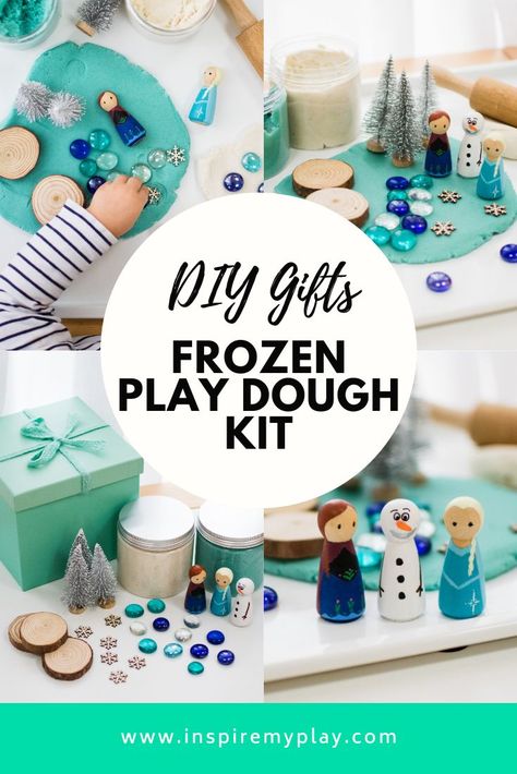 Do you know any little Frozen fans? Our DIY Frozen Play dough kit is the perfect gift for all the Anna, Elsa & Olaf enthusiasts out there! Play Dough Provocations, Frozen Playdough Kit, Kindy Provocations, Sand Kits, Frozen Playdough, Playdough Area, Classroom Playlist, Frozen Play, Play Dough Gift