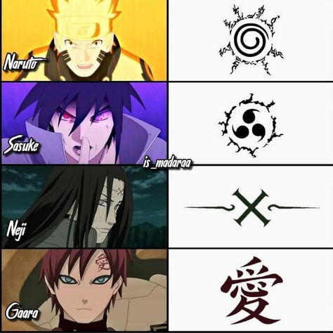 Neji Curse Mark Tattoo, Naruto Symbols Tattoo, Sasuke Curse Mark Tattoo, Curse Mark Tattoo, Gaara Tattoo, Naruto Symbols, Nana Tattoo, Tato Flash, Hidden Leaf Village