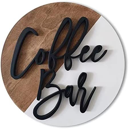 Coffee Bar Ideas Kitchen Counter, Coffee Bar Station, Coffee Bar Design, Farmhouse Coffee Bar, Diy Coffee Bar, Coffee Bar Sign, Coffee Bars In Kitchen, Coffee Nook, Home Coffee Bar