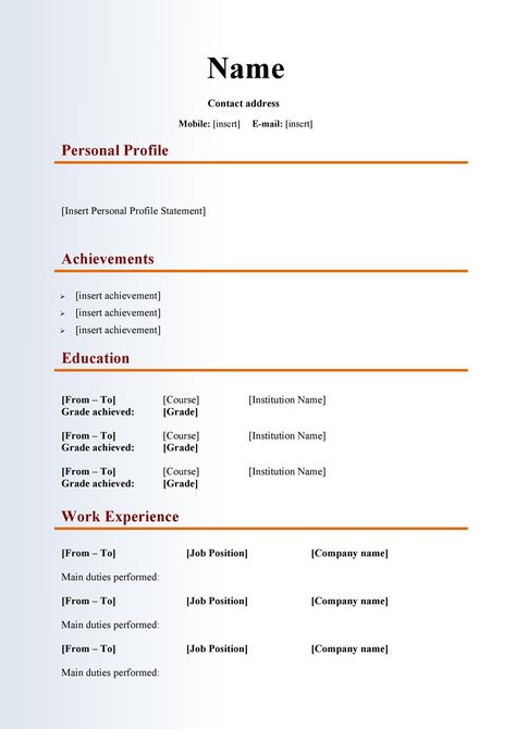 Curriculum Vitae Template Free, Curriculum Vitae Examples, Curriculum Vitae Format, Simple Cv Template, Cv Sample, Best Cv Template, Simple Cv, Cv Template Download, Professional Resume Examples