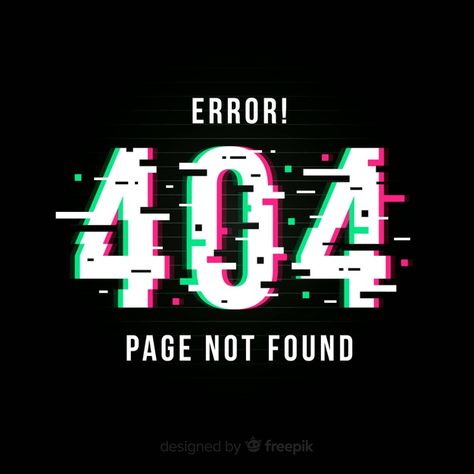 Error 404, 404 Page Not Found, Vector Free, 404 Not Found, Not Found