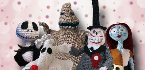 You Can Crochet Characters from ‘Nightmare Before Christmas’ | Inside the Magic Nightmare Before Christmas Crochet, Nightmare Before Christmas Characters, Sally Nightmare, Christmas Crochet Pattern, Sally Nightmare Before Christmas, Nightmare Before Christmas Halloween, Halloween Crochet Patterns, Christmas Crochet Patterns, Christmas Characters