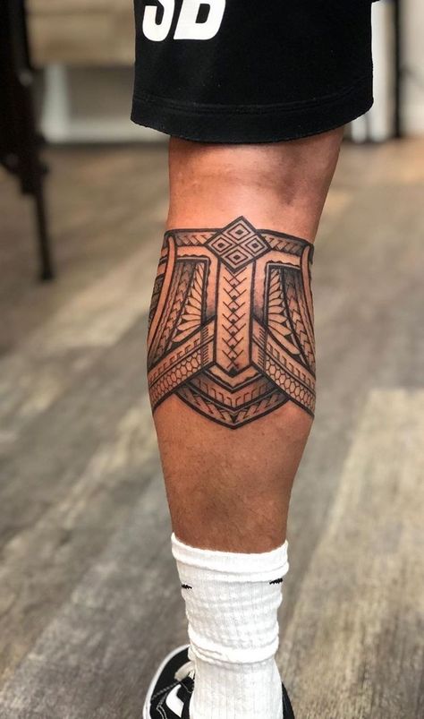 Polynesian Leg Tattoo, Calf Sleeve Tattoo, Ankle Band Tattoo, Simple Leg Tattoos, Polynesian Tattoo Sleeve, Leg Band Tattoos, Calf Tattoo Men, Tato Maori, Maori Tattoo Designs