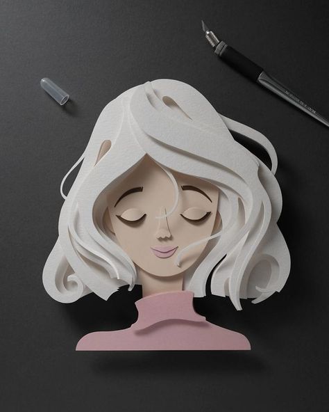 Get To Know The Sculptures Of Sensational Paper Cutouts Of John Ed De Vera Cut Paper Illustration, Paper Art Sculpture, Paper Carving, Cut Out Art, Paper Cutout Art, 3d Paper Art, Paper Flower Crafts, Paper Illustration, Paper Art Craft