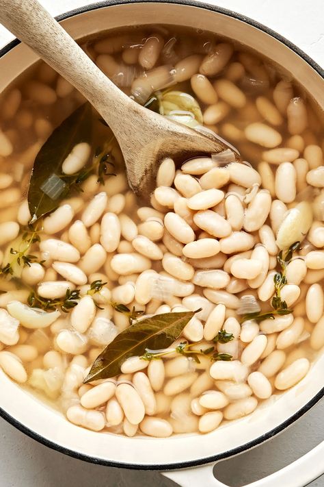 Beans Instant Pot, Canellini Beans, Beans Benefits, Cannellini Beans Recipes, White Bean Recipes, Classic Chili, The Modern Proper, Modern Proper, Cooking Dried Beans