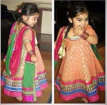 Saree Lengha, Pattu Langa, Cotton Frock, Desi Attire, Indian Wedding Dresses, Outfits For Kids, Desi Dress, Kids Ethnic Wear, Kid Outfits