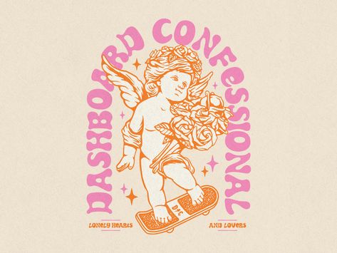 Dashboard Confessional, Skateboard Logo, Cool Skateboards, Bad Cats, Lonely Heart, Learning Design, Logo Concept, Logo Maker, Cool Logo