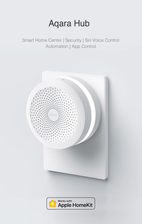 Aqara Hub - Smart Home Hub & Gateway Apple Homekit Smart Home, Alexa Home, Smart Hub, Best Smart Home, Smart Doorbell, Apple Home, Security Tools, Home Automation System, Apple Homekit