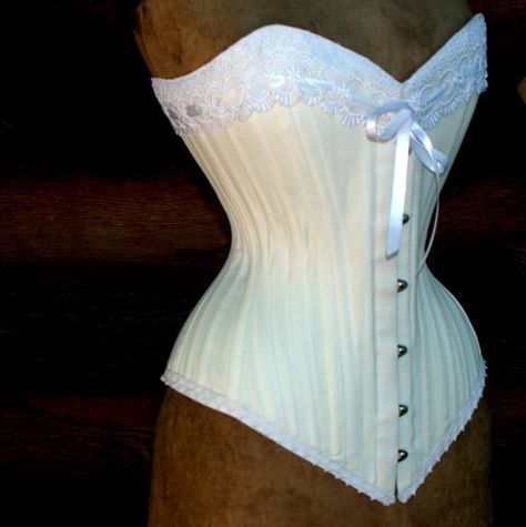 Wedding Dress Bodice, Edwardian Corsets, Victorian Corset, Bridal Corset, 1800s Fashion, Steampunk Wedding, White Corset, Party Clothes, Overbust Corset