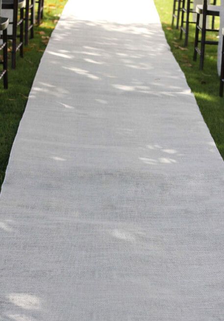 White Burlap Aisle Runner 36" x 100ft Burlap Aisle Runner Wedding, Isle Runners, Burlap Aisle Runner, Wedding Aisles, Wedding Aisle Runner, Wedding Runner, Wedding Isles, Aisle Runners, Aisle Runner Wedding