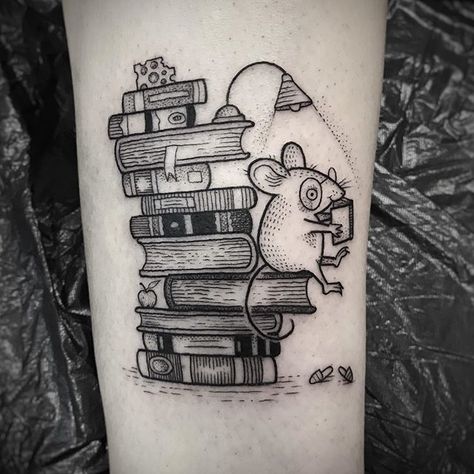 Bookshelf Tattoo, Teacher Tattoo, Reader Tattoo, Writer Tattoo, Coffee Cup Tattoo, Teacher Tattoos, Tattoo Zone, Book Tattoos, Story Tattoo