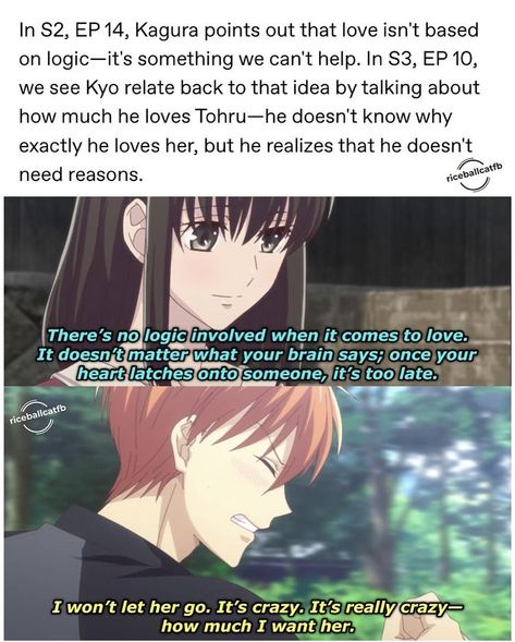 Fruits Basket Funny, Kyo And Tohru, Fruits Basket Manga, Fruits Basket Anime, Detective Conan Wallpapers, Animes To Watch, Fruits Basket, Darling In The Franxx, Manga Characters