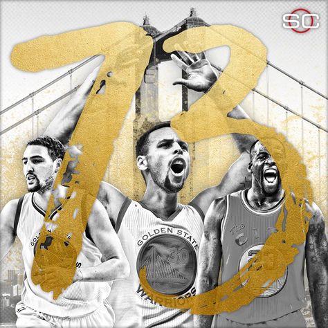 HISTORY! Golden State Warriors finish with the best record in NBA history, 73-9, beating the 1995-96 Chicago Bulls. Blue Wizard, Basketball Dunk, Curry Warriors, Warriors Basketball, The Golden Boy, Nba Memes, Hoop Dreams, Giants Fans, Basketball Funny