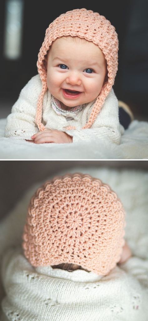 Crochet newborn hat