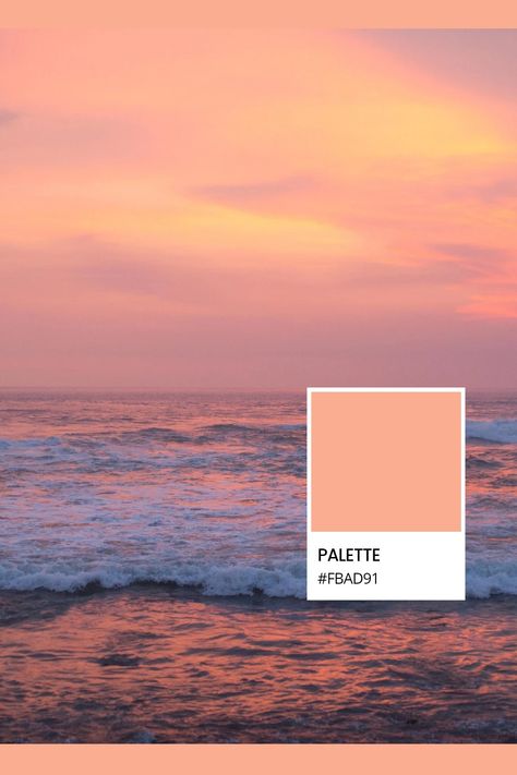 Beach sunset colour palette Sunset Beach Palette, Sunset Colour Palette, Beach Palette, Sunset Paint, Sunset Color Palette, Dinner Reception, Ocean Sunset, Sunset Colors, Sunset Painting