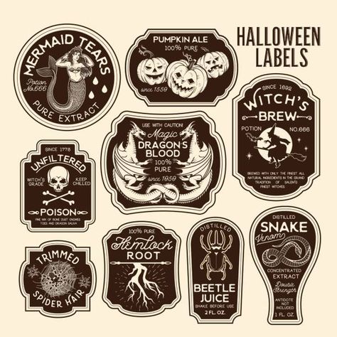 2,917 Potion Labels Stock Photos, Pictures & Royalty-Free Images - iStock Potion Bottle Labels Printable Free, Halloween Apothecary Labels, Halloween Bottle Labels, Pumpkin Ale, Halloween Potion Bottles, Halloween Apothecary, Bottle Labels Printable, Apothecary Labels, Potion Labels