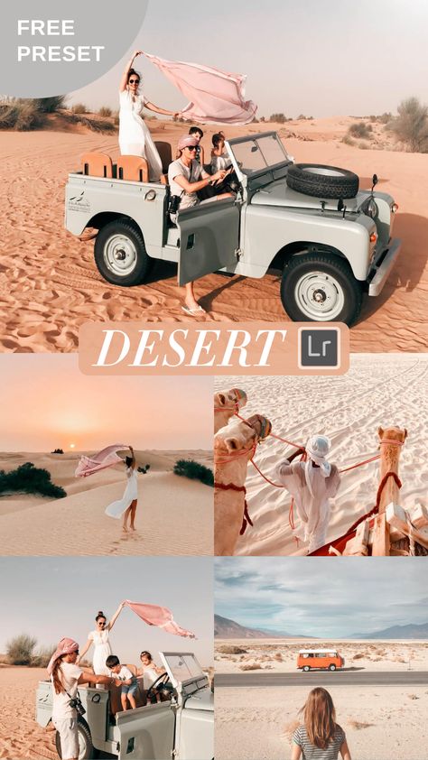 Desert Lightroom Preset Free Download Free Lightroom Mobile Presets, Preset Lightroom Free, Desert Pictures, Top Lightroom Presets, Presets Lightroom Free, Edit Inspiration, Lightroom Presets Wedding, Vintage Lightroom Presets, Vsco Pictures