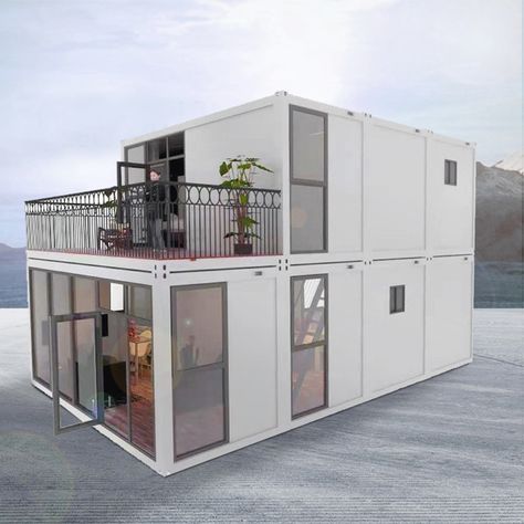 Cbox Luxury Design Two Layers Apartment Fabricated Living Portable Container House https://m.alibaba.com/product/1600484240049/Cbox-Luxury-Design-Two-Layers-Apartment.html?__sceneInfo={"cacheTime":"1800000","type":"appDetailShare"} Modular Cabins, Prefab Houses, Houses Luxury, Small Villa, Beer House, Prefabricated Houses, Portable House, Container House Design, Container Homes